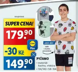 Lidl Pyžamo nabídka