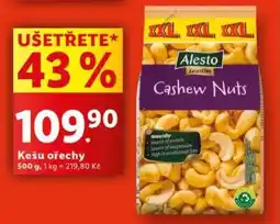 Lidl Kešu ořechy Alesto Selection nabídka