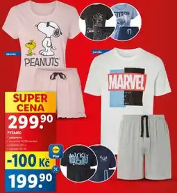 Lidl Pyžamo nabídka