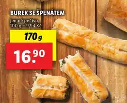 Lidl Burek se špenátem nabídka