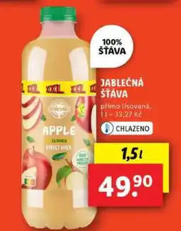 Lidl Jablečná šťáva Solevita nabídka
