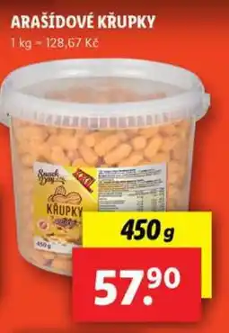 Lidl Arašídové křupky nabídka