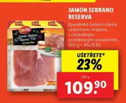 Lidl JAMÓN SERRANO RESERVA nabídka
