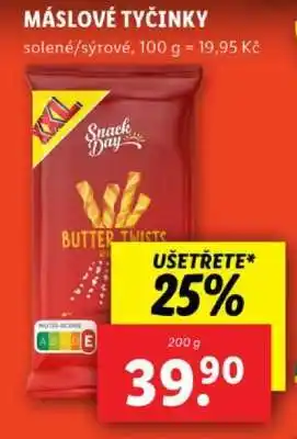 Lidl Máslové tyčinky nabídka