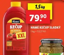 Lidl Hamé Kečup sladký nabídka