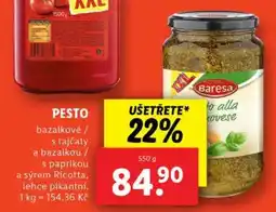 Lidl Pesto Baresa nabídka