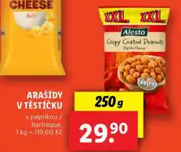 Lidl Alesto Crispy Coated Peanuts Paprika Flavour nabídka
