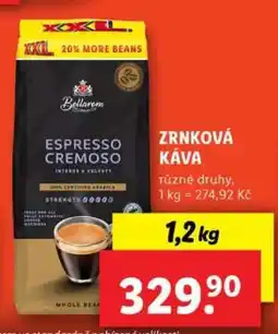 Lidl Bellarom Espresso Cremoso nabídka