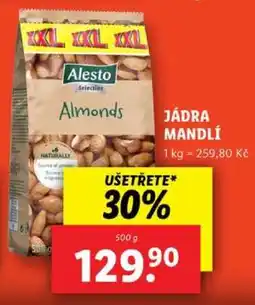 Lidl Alesto Almonds nabídka