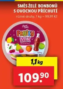 Lidl Směs želé bonbonů s ovocnou příchutí nabídka