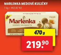 Lidl MARLENKA Medové kuličky nabídka
