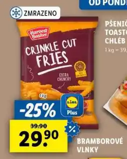 Lidl Bramborové vlnky nabídka