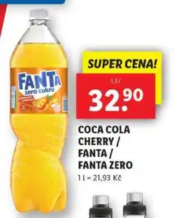 Lidl COCA COLA CHERRY / FANTA / FANTA ZERO nabídka