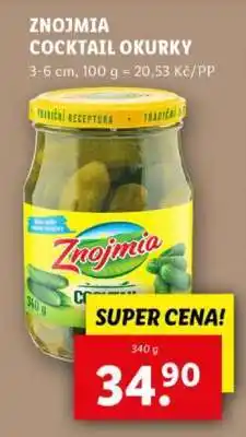 Lidl Znojmia Cocktail okurky nabídka