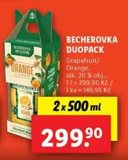 Lidl BECHEROVKA DUOPACK nabídka