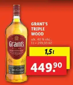 Lidl Grant‘s Triple Wood nabídka
