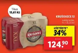 Lidl Krušovice 12 nabídka