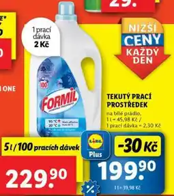 Lidl Formil TEKUTÝ PRACÍ PROSTŘEDEK nabídka
