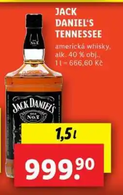 Lidl JACK DANIEL'S TENNESSEE nabídka