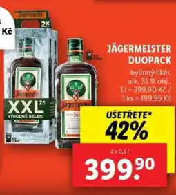 Lidl JÄGERMEISTER DUOPACK nabídka