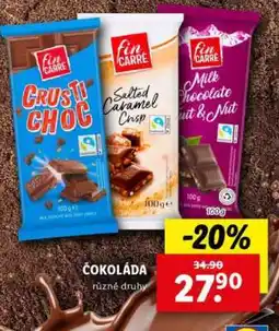 Lidl Čokoláda nabídka