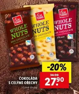 Lidl Čokoláda s celými ořechy nabídka