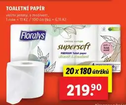 Lidl Floralys TOALETNÍ PAPÍR nabídka