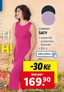 Lidl esmara ŠATY nabídka
