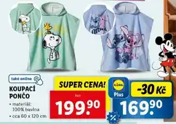 Lidl KOUPACÍ PONČO nabídka
