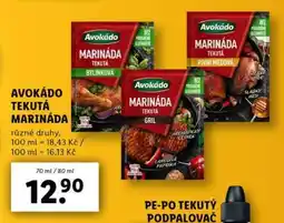 Lidl Avokádo Tekutá marináda nabídka