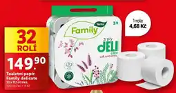 Lidl Toaletní papír Family delicate nabídka