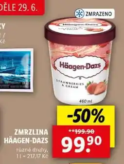 Lidl Zmrzlina Häagen - Dazs nabídka
