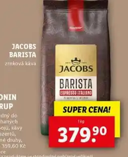 Lidl Jacobs Barista Zrnková káva nabídka