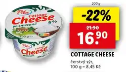 Lidl Pilos Cottage Cheese ve smetaně 5% nabídka