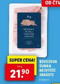 Lidl Bivojova šunka nejvyšší jakosti nabídka