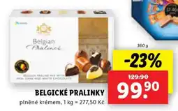 Lidl Belgické pralinky nabídka