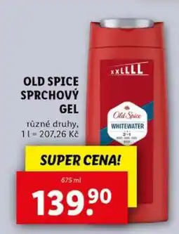 Lidl Old Spice sprchový gel nabídka