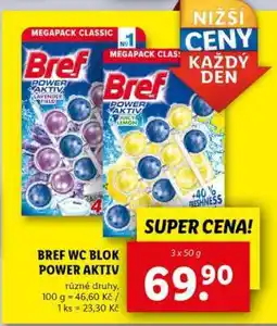 Lidl Bref WC blok Power aktiv nabídka