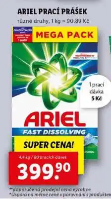 Lidl Ariel Prací prášek nabídka