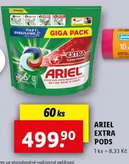 Lidl ARIEL EXTRA PODS nabídka