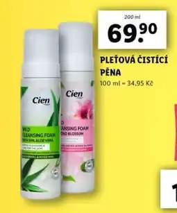 Lidl Pleťová čisticí pěna Cien nabídka