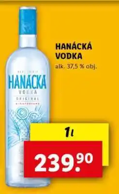 Lidl Hanácká Vodka nabídka