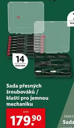 Lidl Sada přenosných šroubováků / kleští pro jemnou mechaniku nabídka