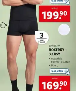 Lidl Boxerky nabídka