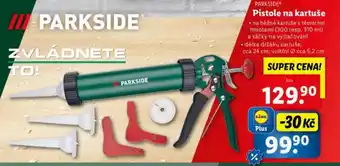 Lidl Pistole na kartuše nabídka