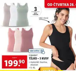 Lidl Tílko nabídka
