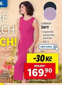 Lidl Šaty nabídka