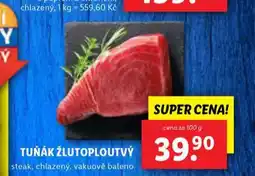 Lidl Tuňák žlutoplotvý nabídka