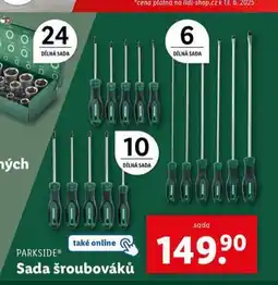 Lidl Sada šroubováků nabídka