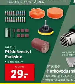 Lidl Příslušenství parkside nabídka